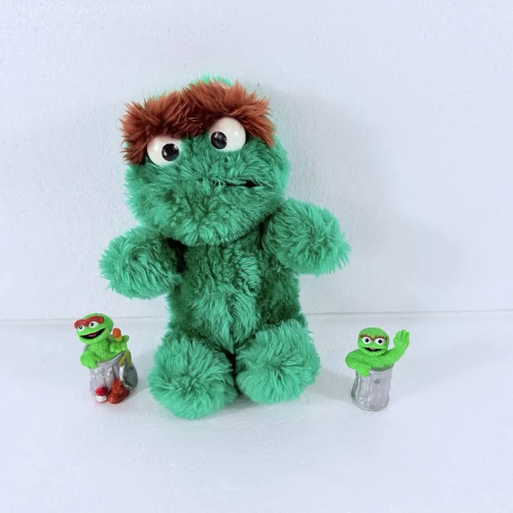 Vintage Jim Henson Sesame Street LOT of 20 Plush / Toys Big Bird Cookie Monster